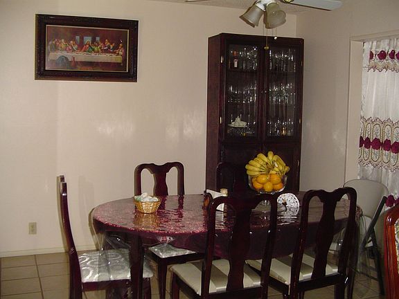 Tile flooring in Dinning room
