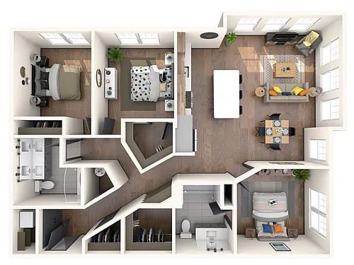 Floor plan Yack