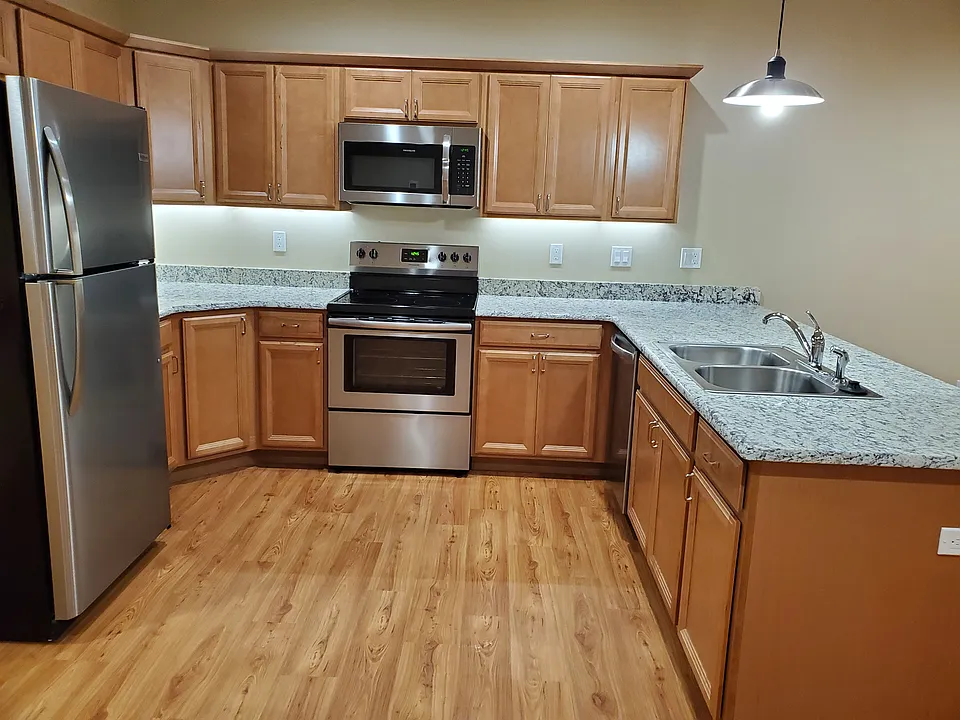 All stainless steel appliances