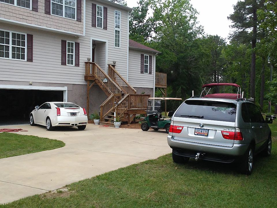 Front View two car garage