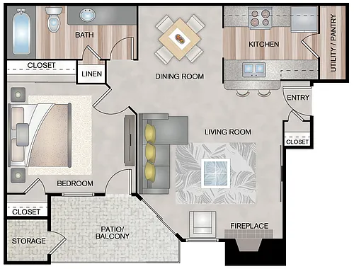 Floor plan Da Vinci
