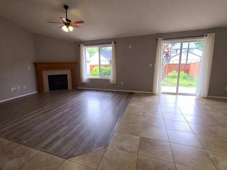 Living room to patio
