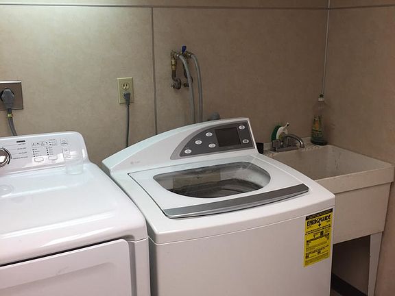 Washer, dryer & laundry tub
