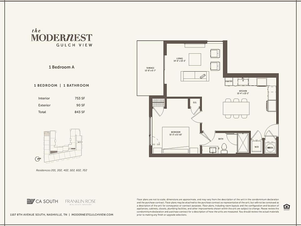 Modernest Gulch View 1 Bedroom A