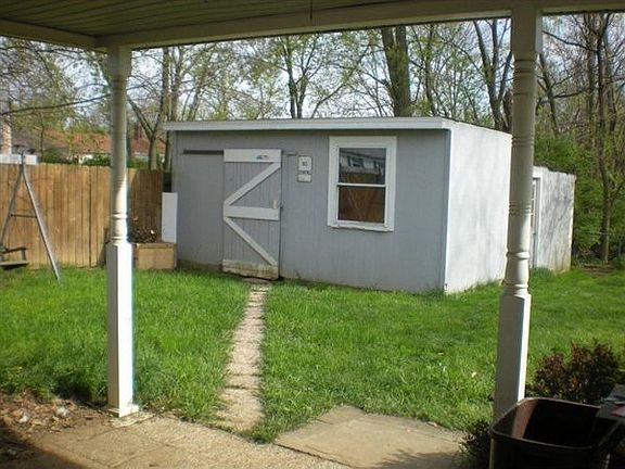 Shed in Back Yard