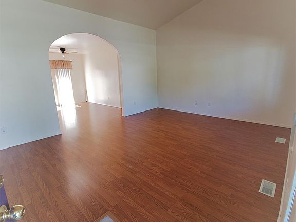 Front entry into living room