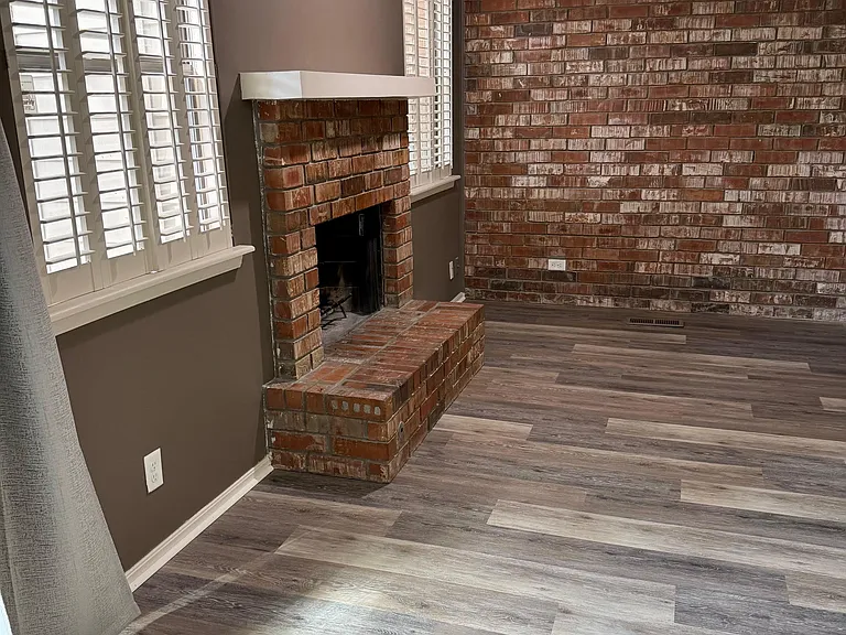 Spacious living area and fresh paint throughout