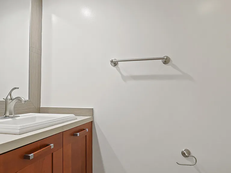 Guest Bathroom with Cabinet Storage