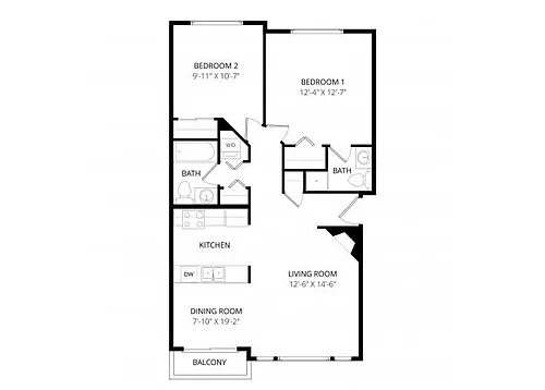 Floor plan The Evergreen