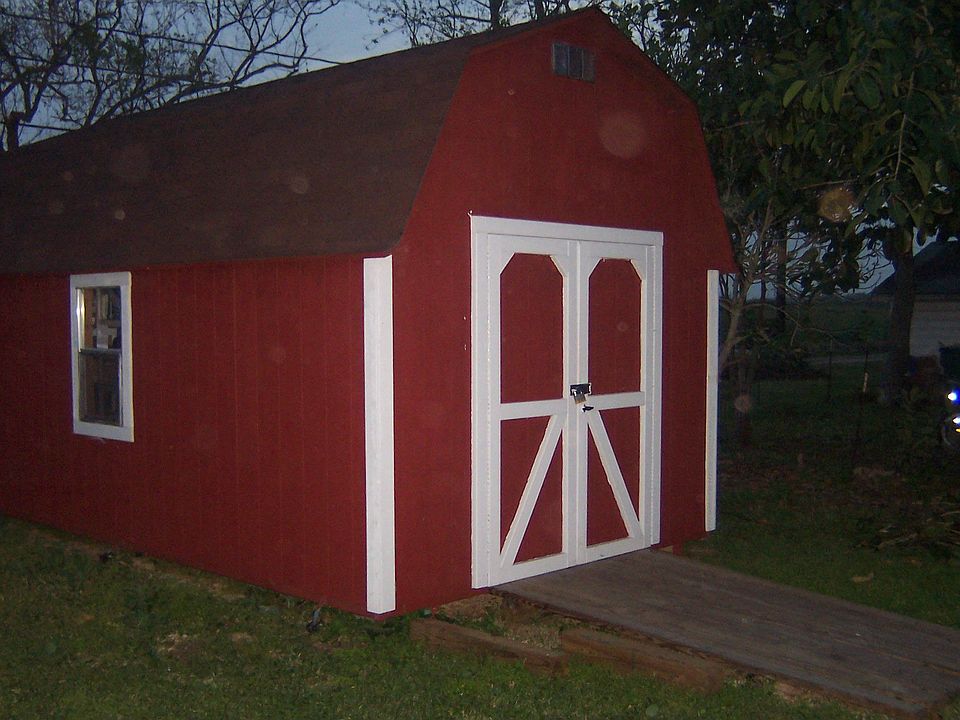 back yard shed