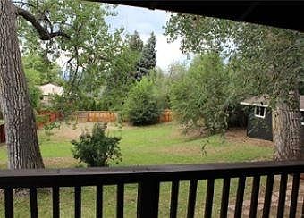 view back yard before renovation