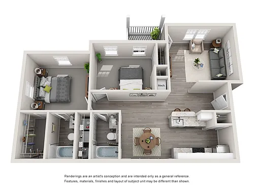 Floor plan Saratoga *Newly Renovated