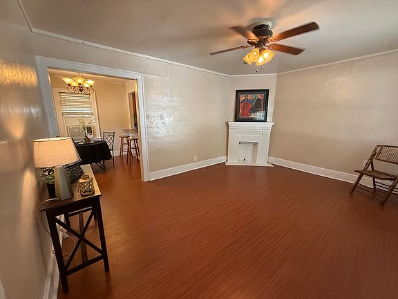 Fireplace is decorative only