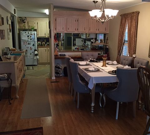Open dining area