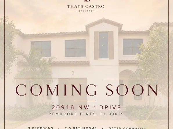 20916 NW 1ST Drive, Pembroke Pines, FL 33029