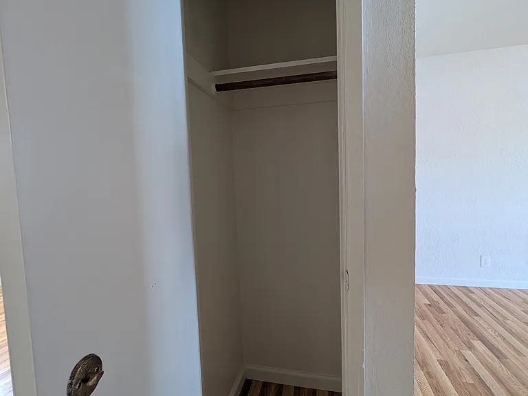Second closet outside of room B, next to living room