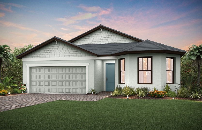 Home Exterior C2B with flat tile roof