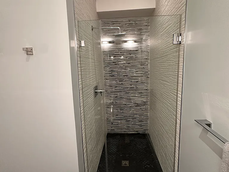 Spacious shower