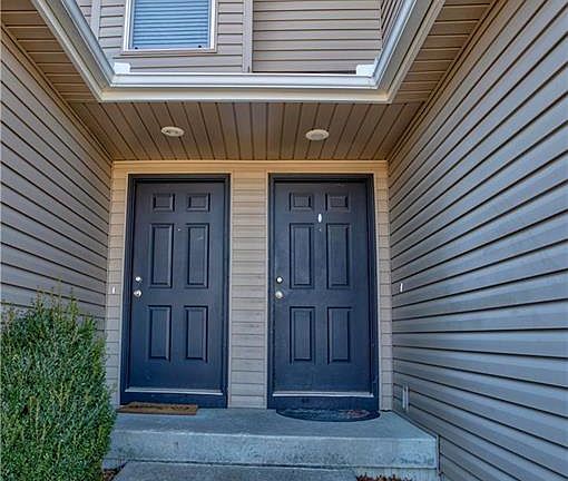 Front door on the right