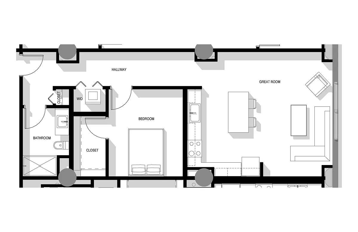 Floor plan Harriet - Flat