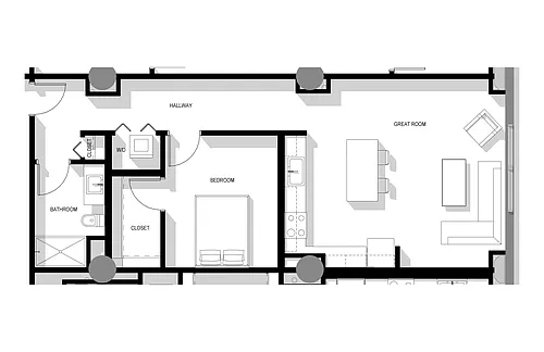 Floor plan Harriet - Flat