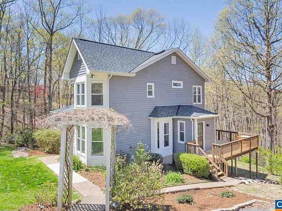 Side view of home from street.