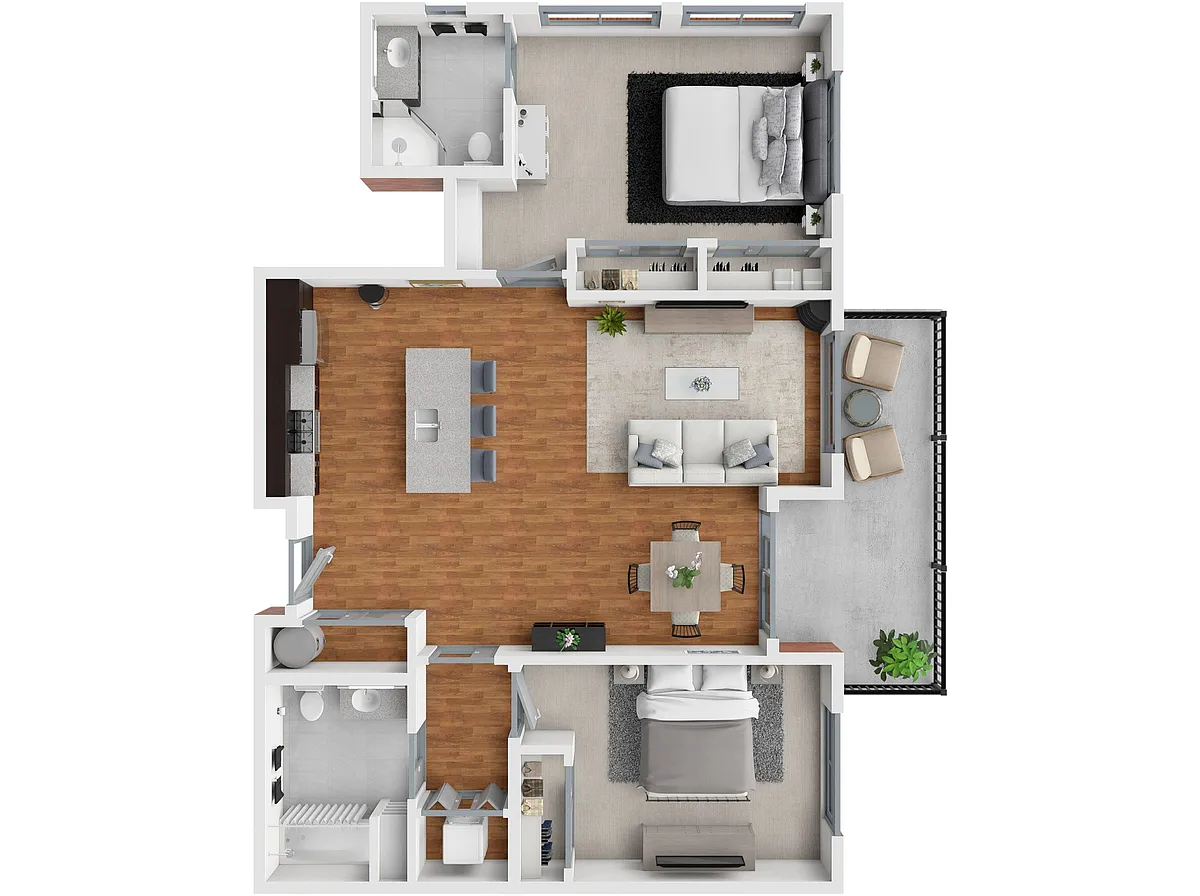 Floor plan 2x2e