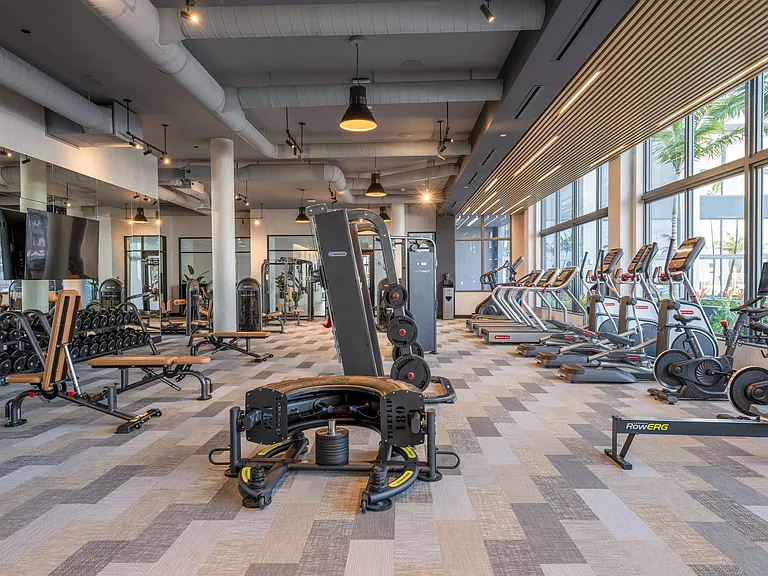 Stay active in our state-of-the-art fitness center