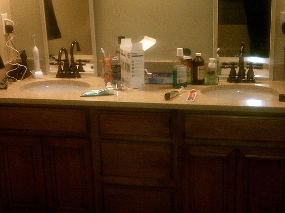 Upstairs full Bath Vanity