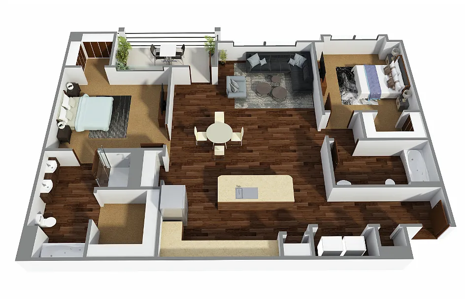 Floor plan B3