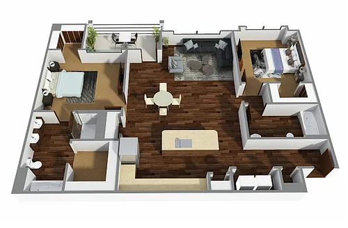 Floor plan B3