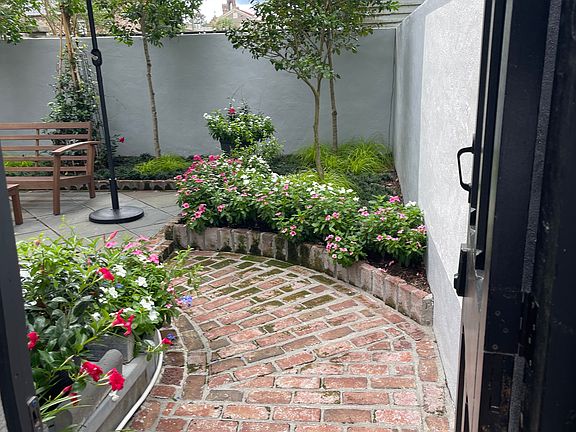 Entrance to courtyard/patio