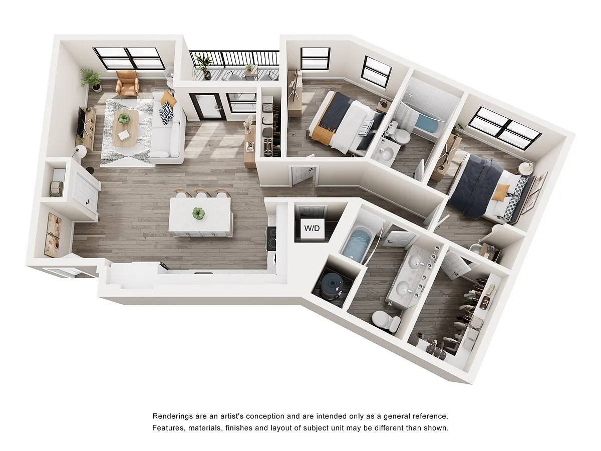 Floor plan The Cottonwood 2C.0