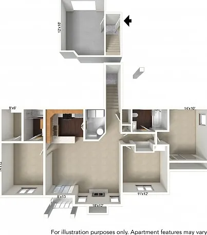 2 Bed 2 Bath with Garage 2 Bed 2 Bath with Garage