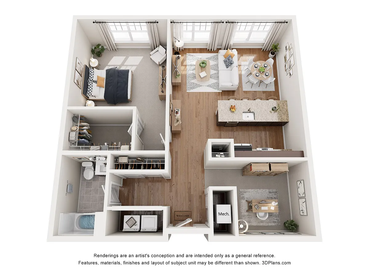Floor plan 1J