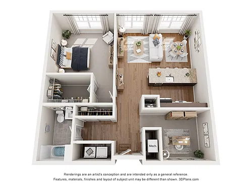 Floor plan 1J
