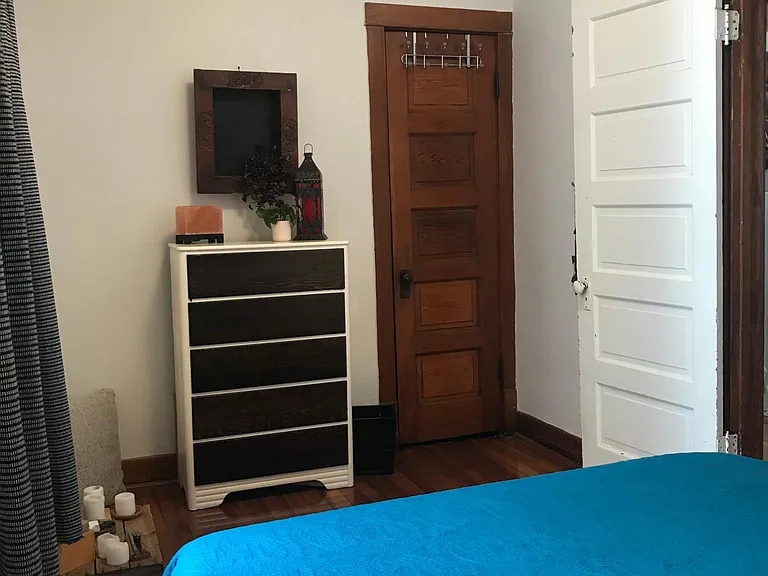 2nd bedroom with hardwood floors