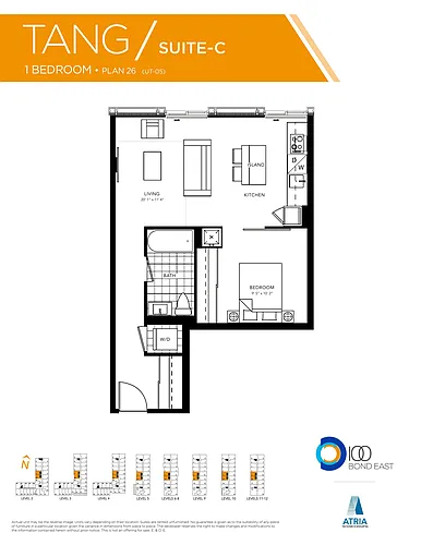 Floor plan 1 Bedroom(s) and 1 Bathroom(s)