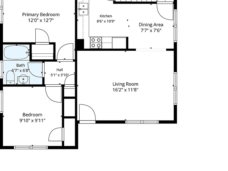 Main floor layout