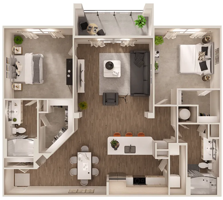 Floor plan 3B