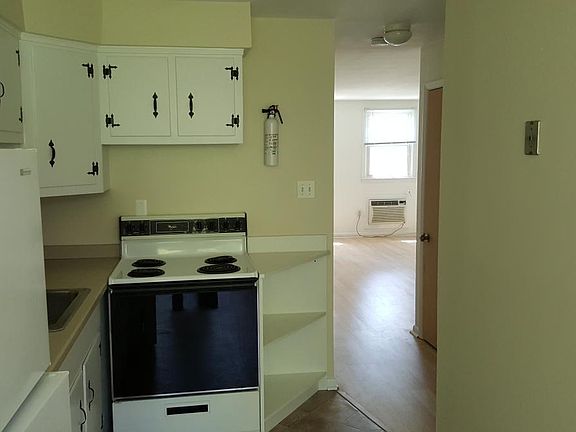 Kitchen with view to living room