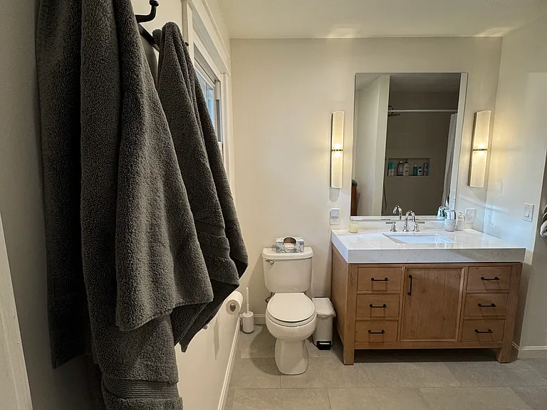 New primary bathroom renovation