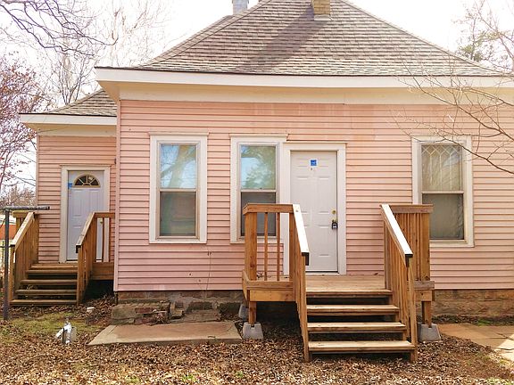 Two decks off the back