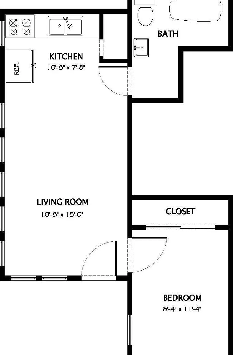 1 bed, 500 sqft, $1,395 — Photo 4