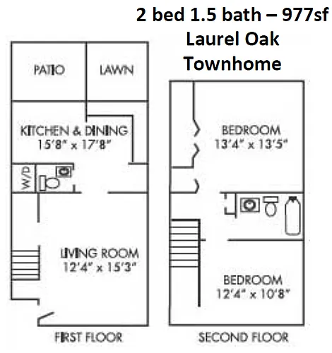 Floor plan Laurel Oak