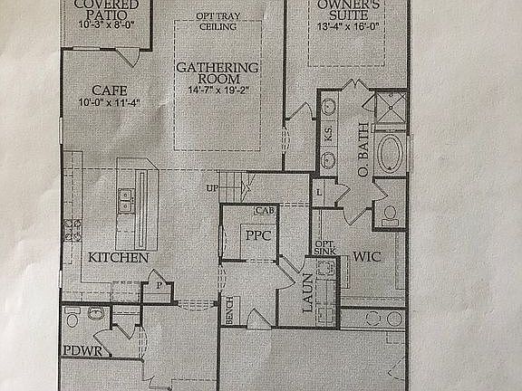 Downstairs floor plan/layout