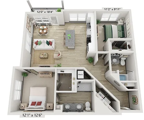 Floor plan B2