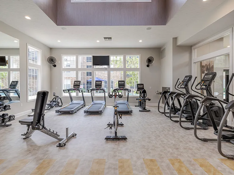 Fitness Center with Cardio Machines