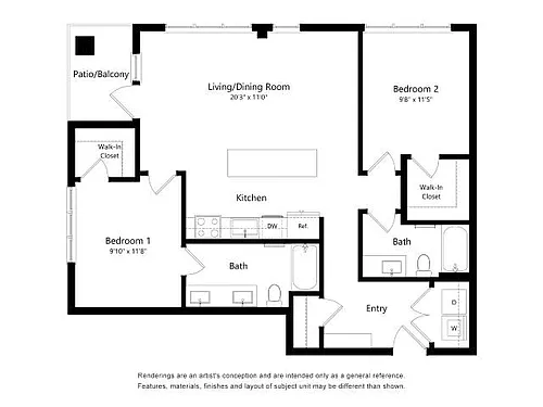 Floor plan B8