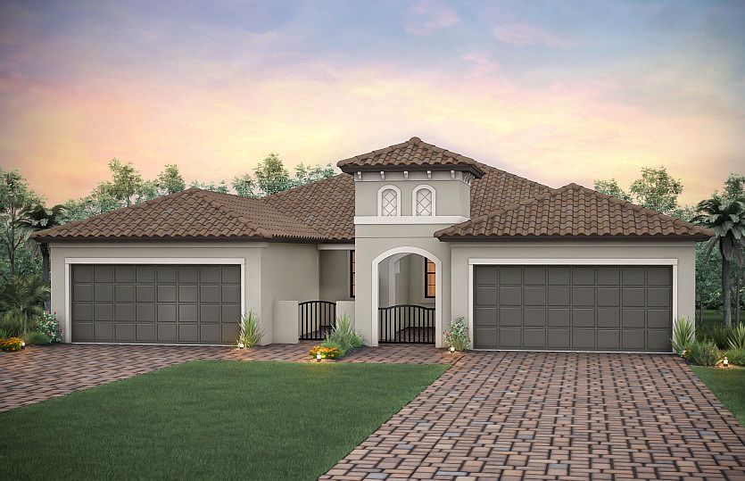 Elevation FM1A with tile roof